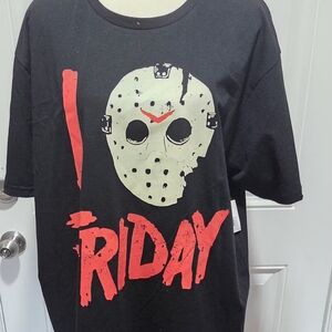 Friday the 13th Black Graphic Tee